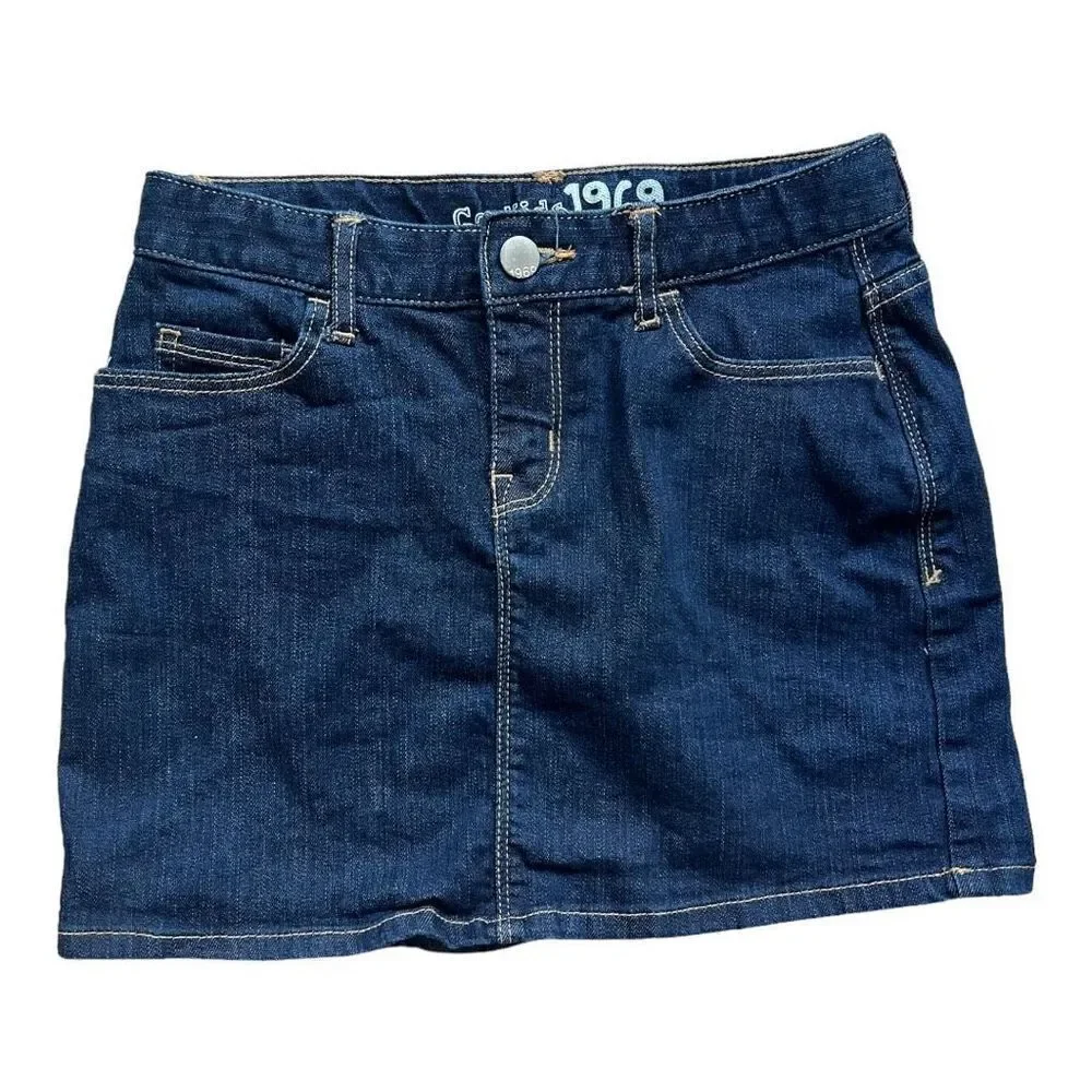 Girls Gap Kids 1969 Dark Wash Denim Jean Skirt - Sz 12